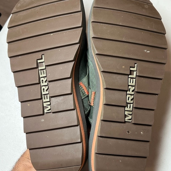 Like New Merrell Size 10 Alpine Clog Olive Unisex Sandal Slider Waterproof - Picture 10 of 12